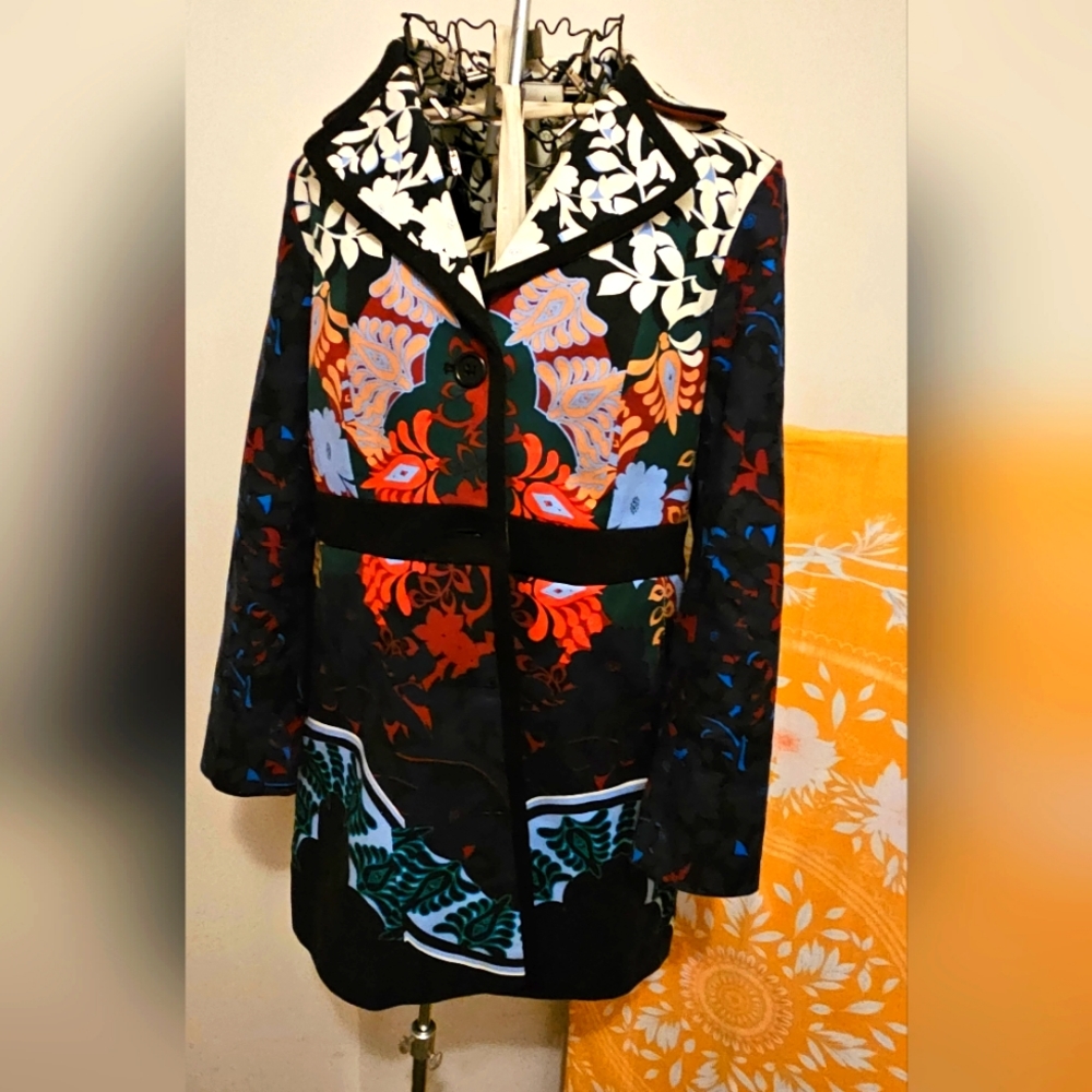 RARE Anthropologie Elevenses Florilege Coat
